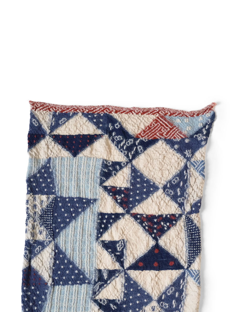 縮絨ウール 藍裂HAPPYマフラー | KAPITAL