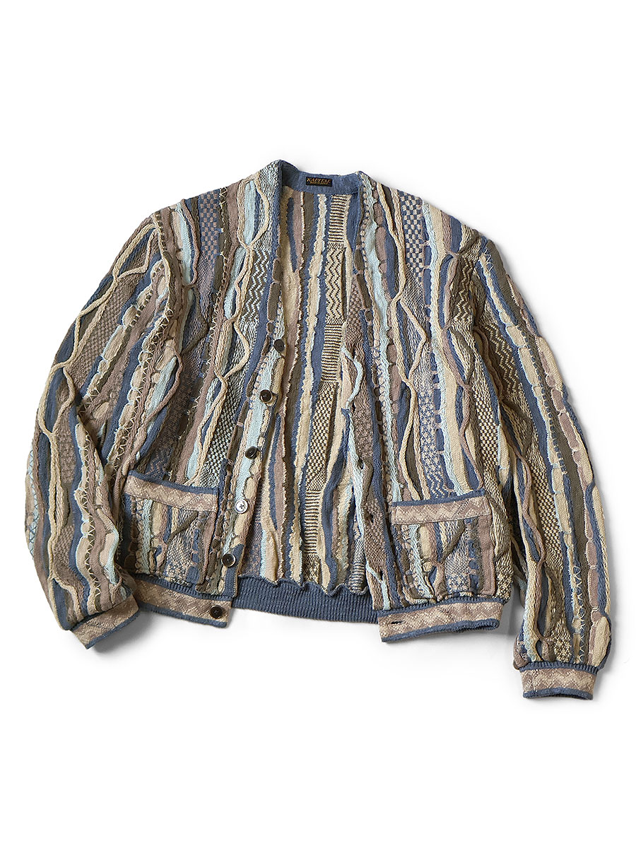 7G ニット GAUDYショートカーディガン | KAPITAL