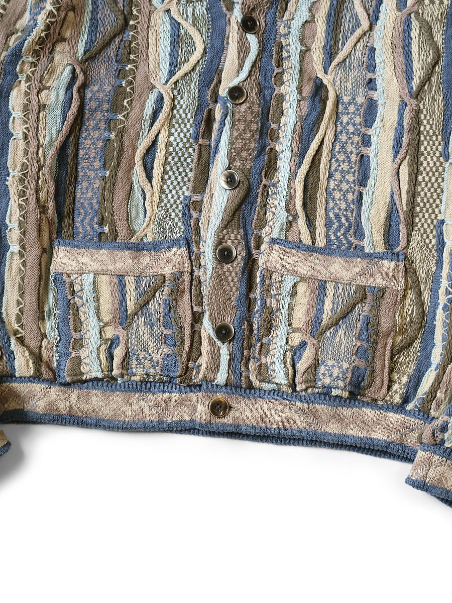 7G ニット GAUDYショートカーディガン | KAPITAL