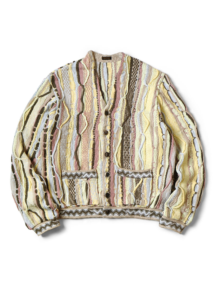 7G ニット GAUDYショートカーディガン | KAPITAL