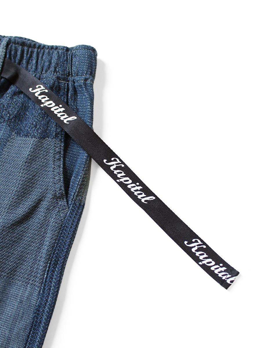 Kapital TUGIHAGI柄 イージーショートパンツsize4 Kapital TUGIHAGI EASY Short Pants, Navy – Glasswing
