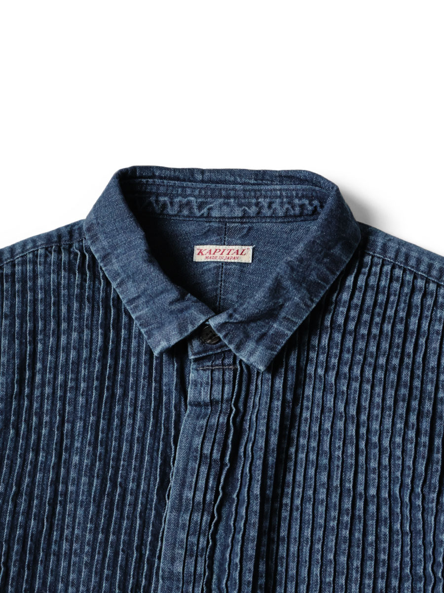 43/4)KAPITAL デニム ワンピース サイズXS キャピタル /ジャケットブルゾンニットシャツスウェットパンツデニム