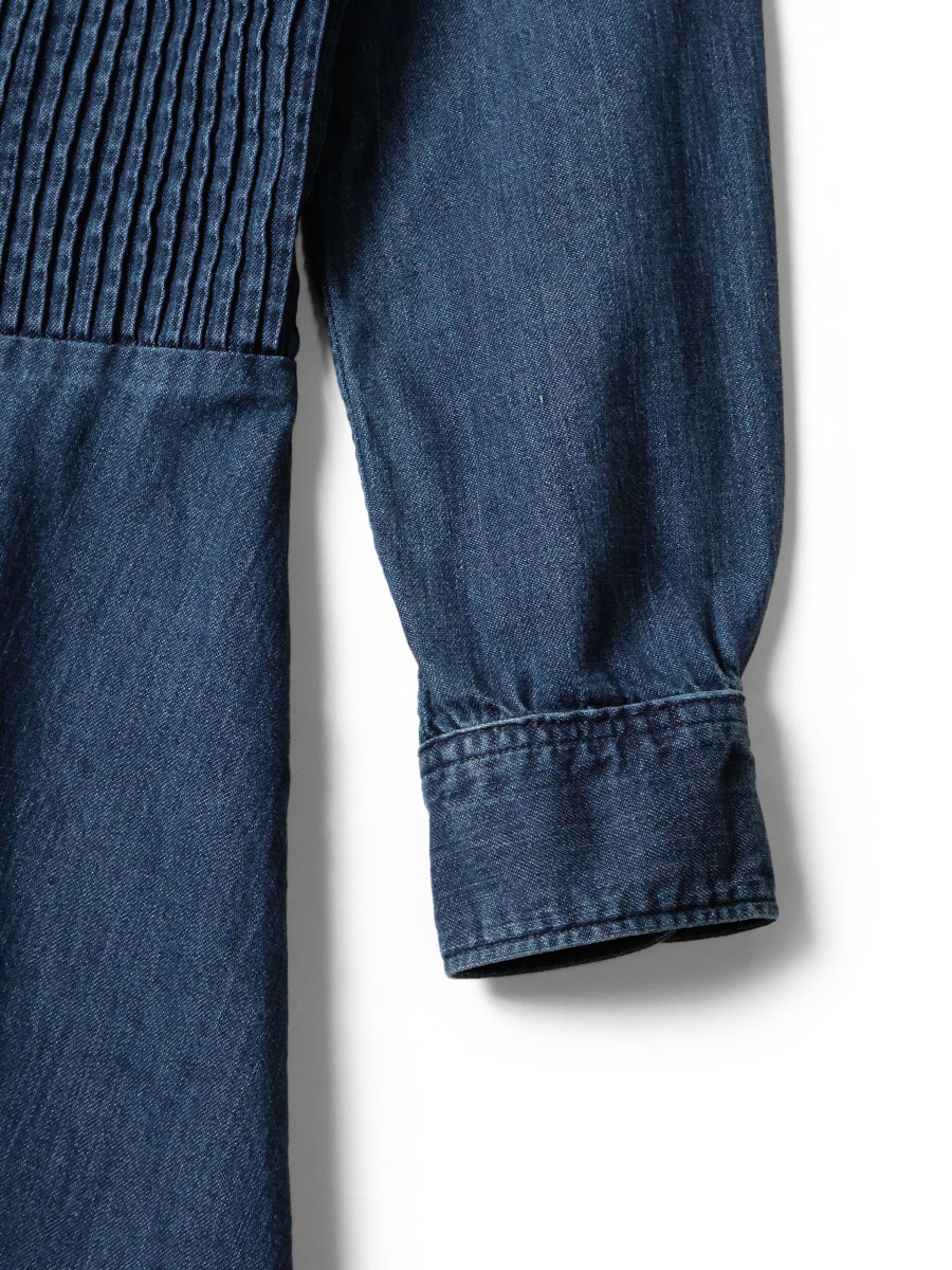 シャツデニム ピンタックシャツワンピース | KAPITAL