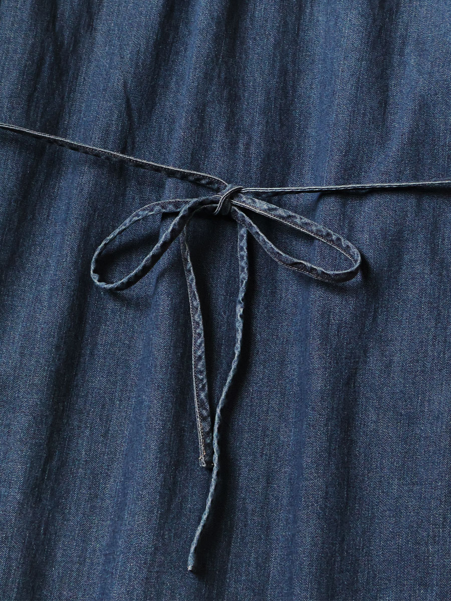 シャツデニム ピンタックシャツワンピース | KAPITAL