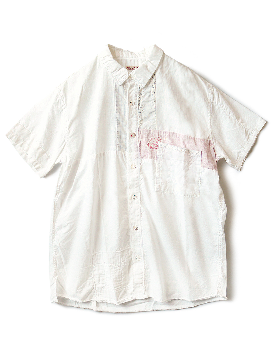 ホワイトOX　ハーベストリメイクカトマンズシャツ（半袖）