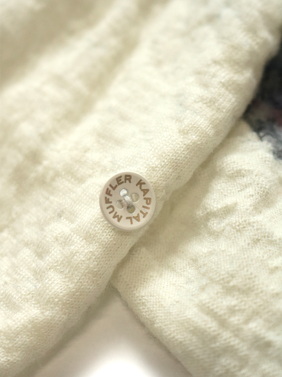 割引発見 美品 Kapital キャピタル 縮絨ウール バタフライ マフラー