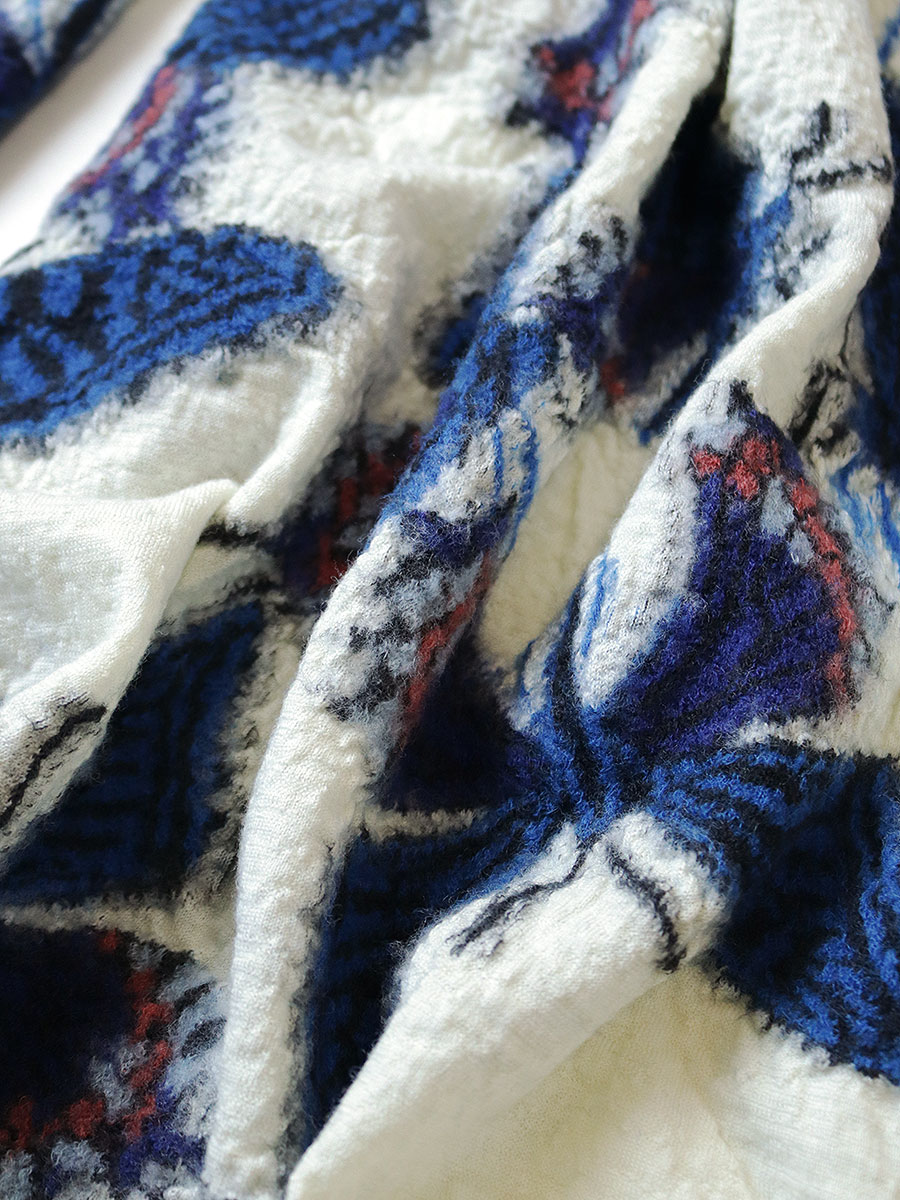 縮絨ウール バタフライマフラー | KAPITAL