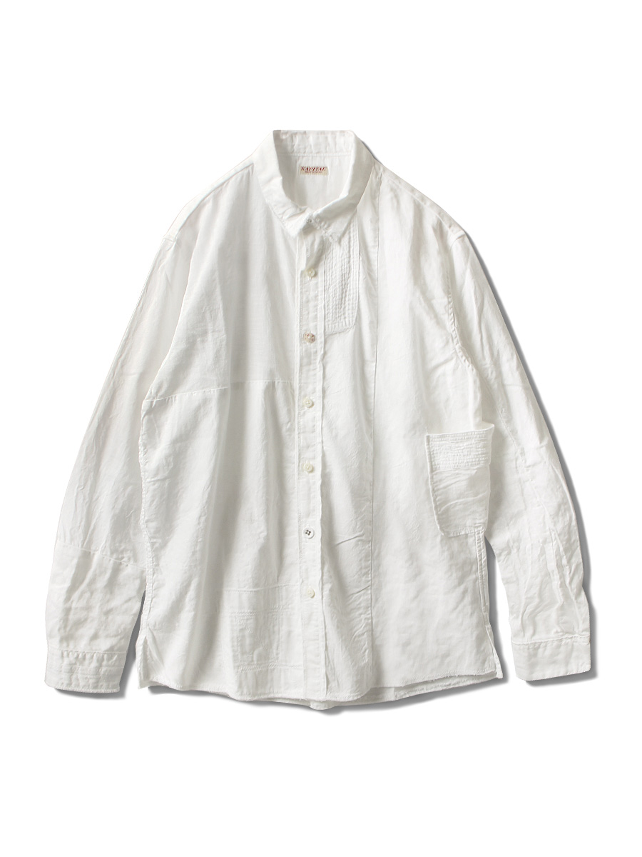 綿×リネン パッチワークカトマンズシャツ | KAPITAL