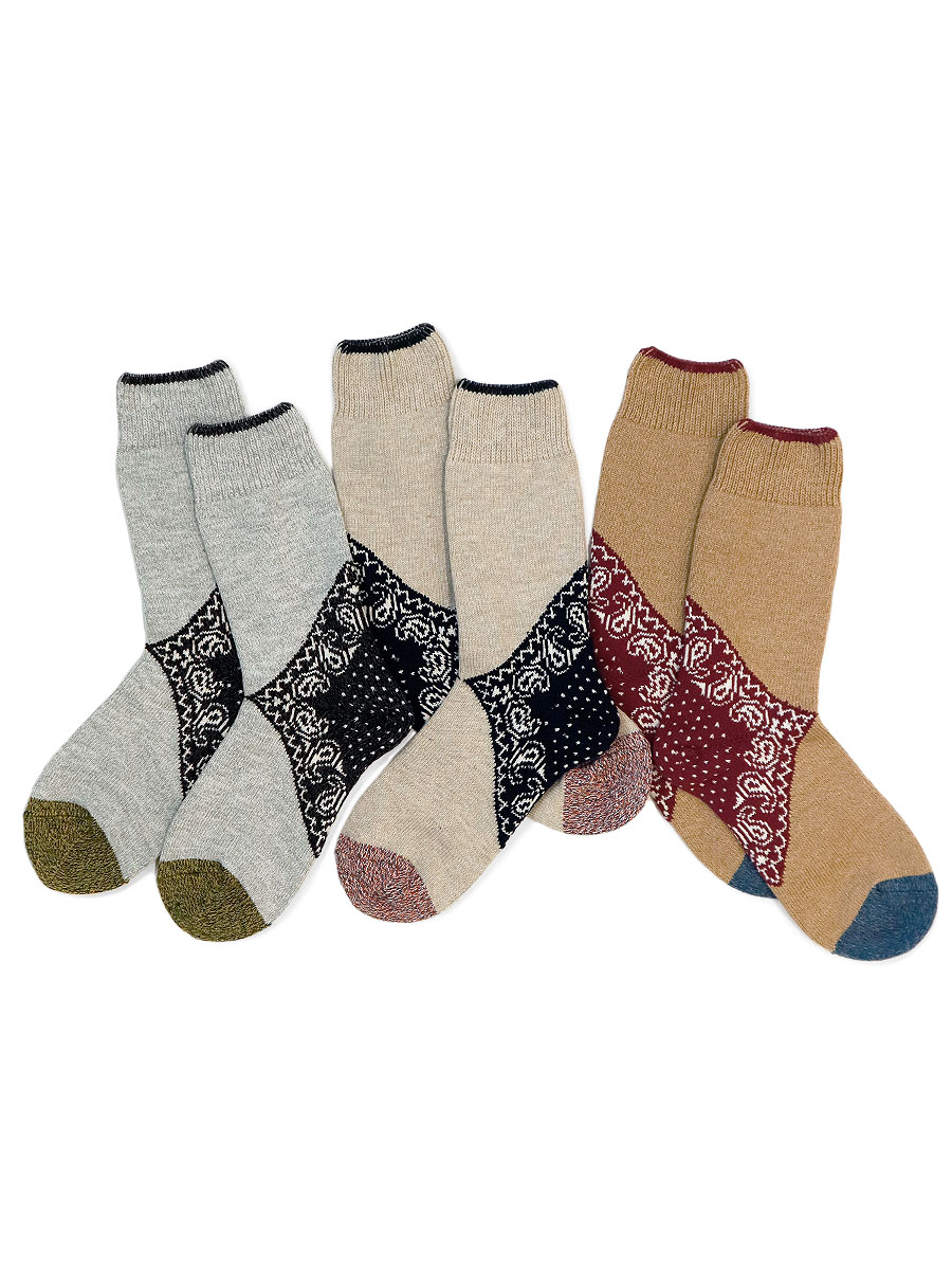 KAPITAL(キャピタル)ゴッホ杢ソックス 5足セット 56本 ゴッホ杢 HOBOステッチソックス | KAPITAL