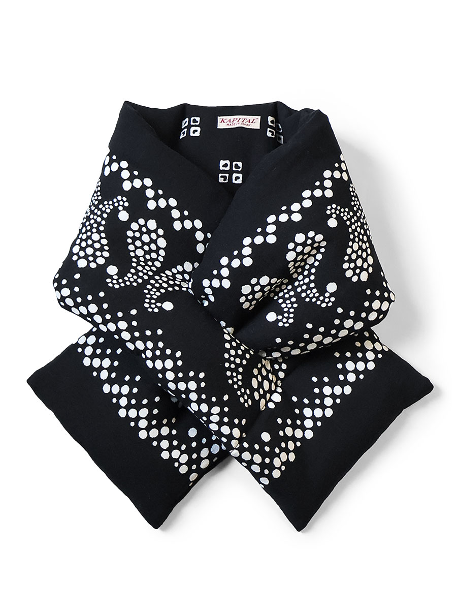 麻レーヨン バンダナ柄 KESAマフラー | KAPITAL