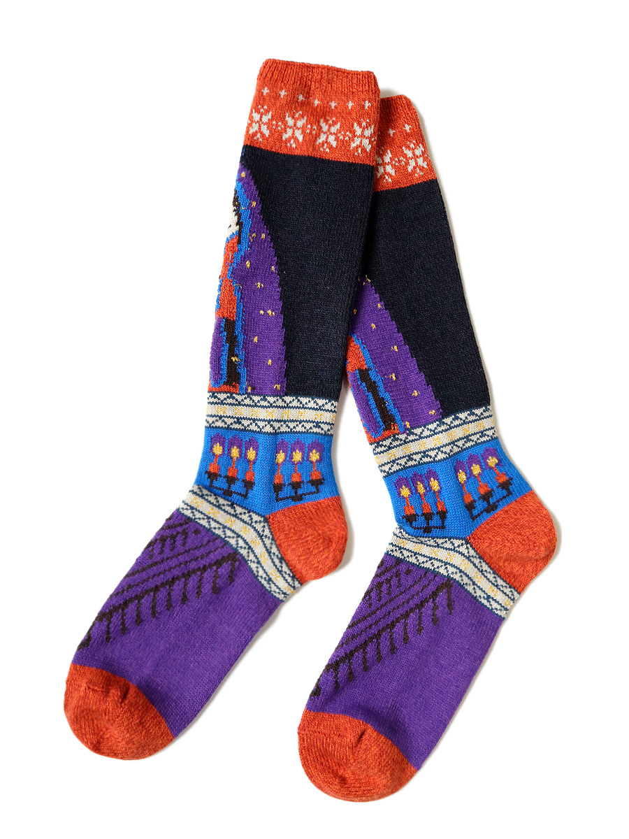 96本 マリア柄ソックス Short Kapital