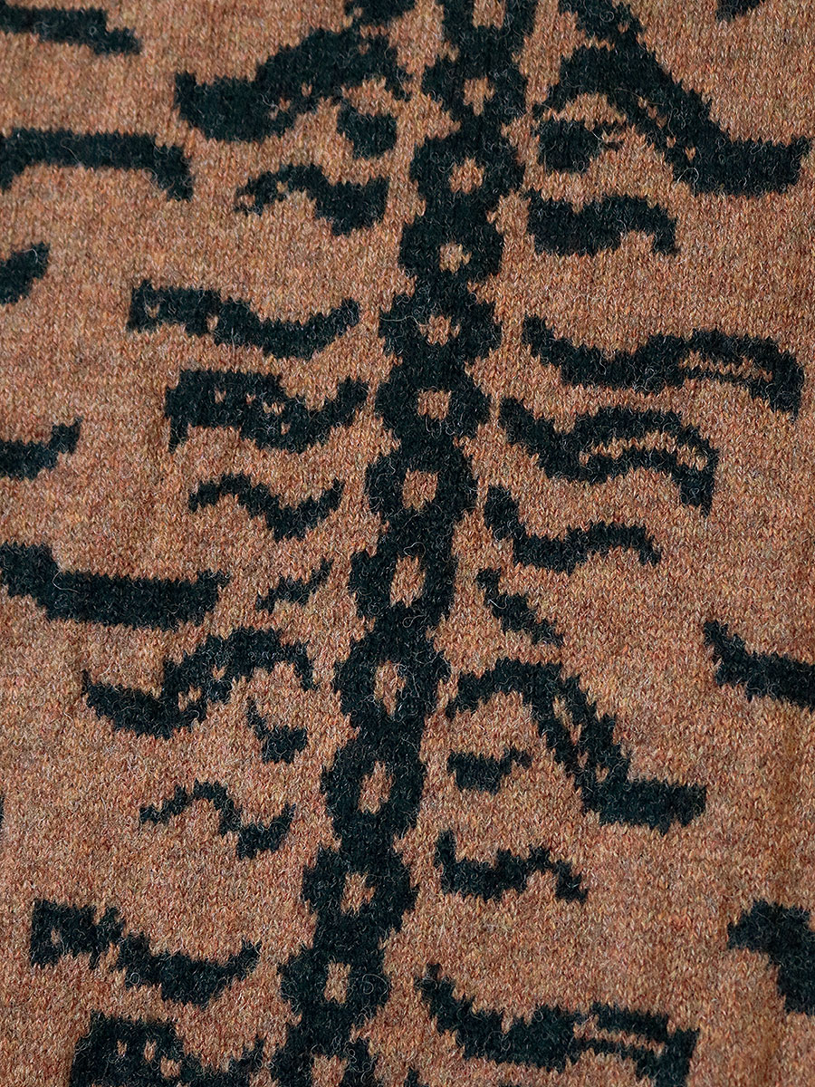 7Gウール ネパールタイガークルーセーター | KAPITAL