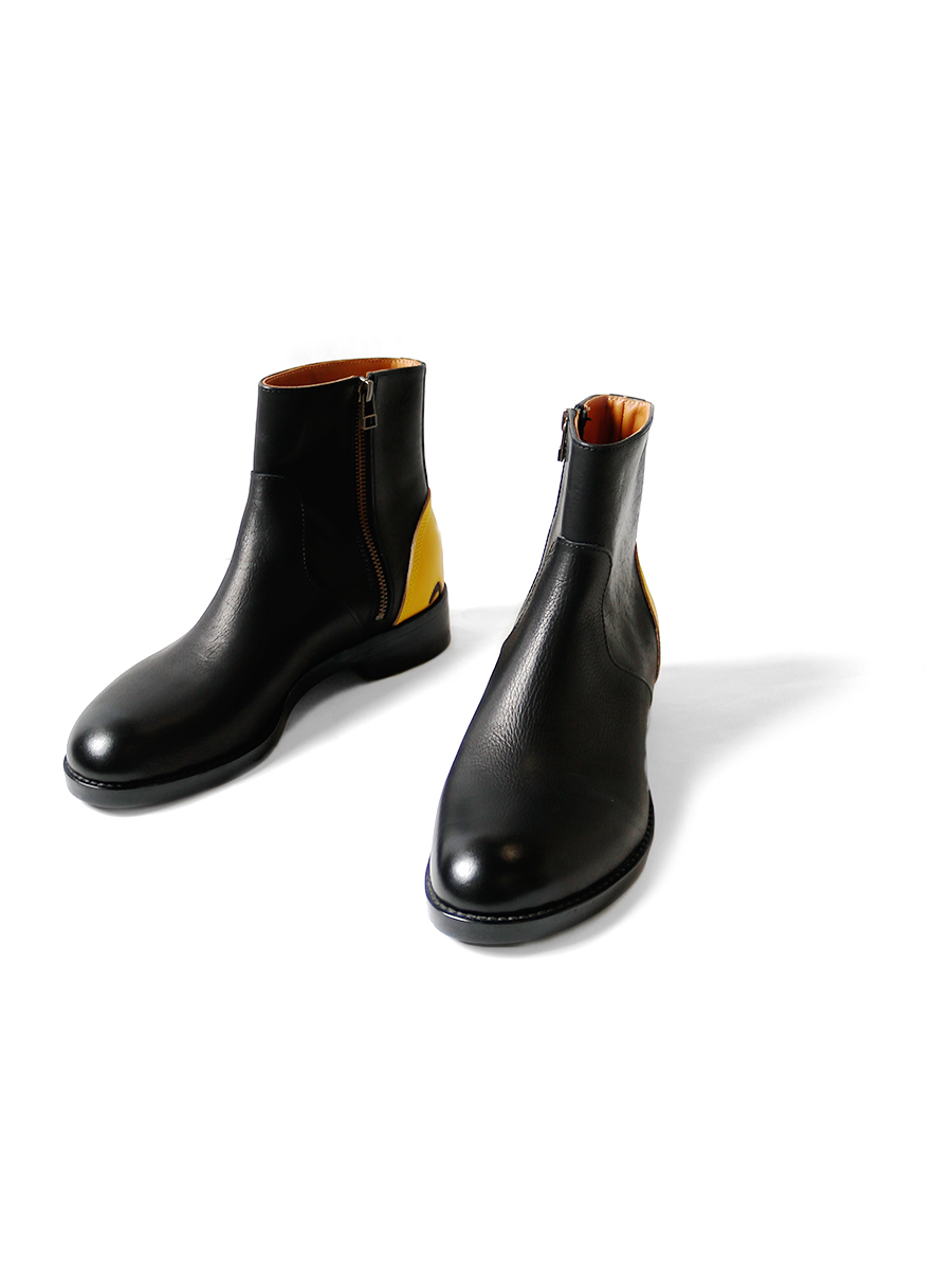 春先取りの Kapital キャピタル 2976 ピカソブーツ アニマル ブラック