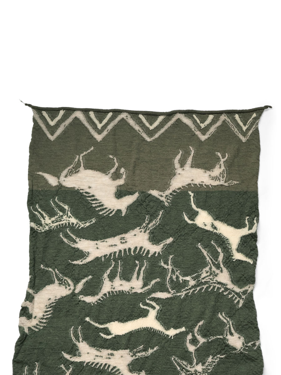 縮絨ウール インディアンペインティングマフラー | KAPITAL