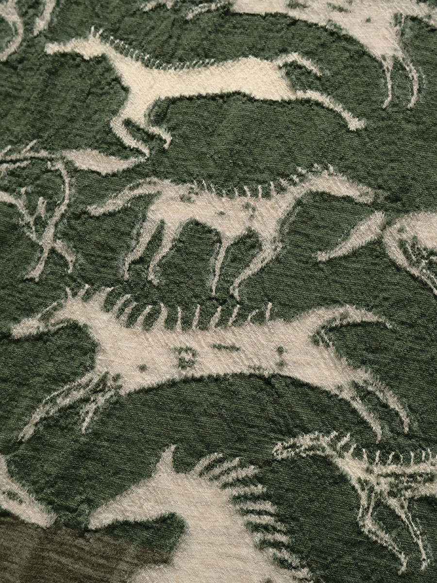 縮絨ウール インディアンペインティングマフラー | KAPITAL