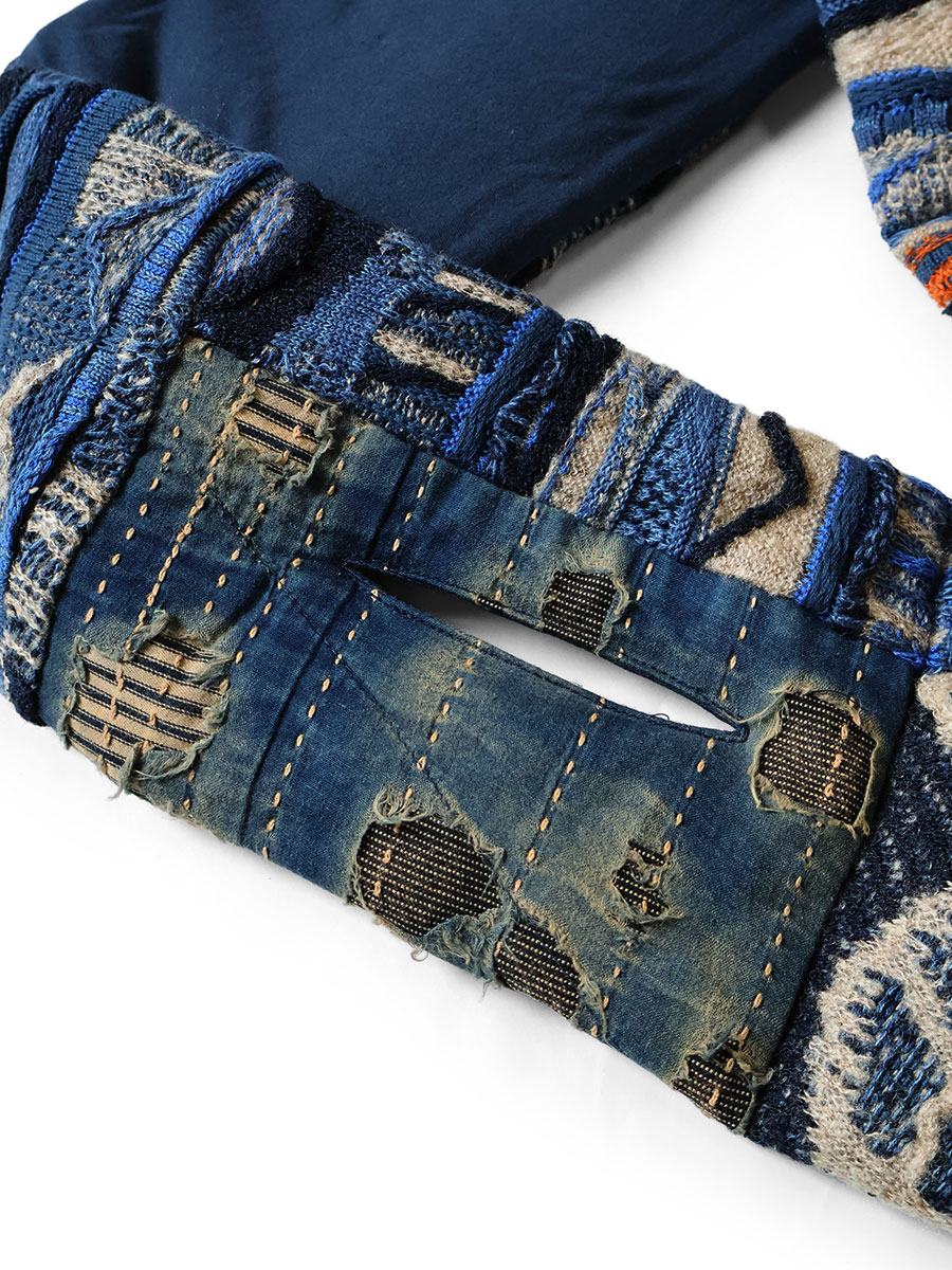 BORO×GAUDYニット KESAマフラー | KAPITAL