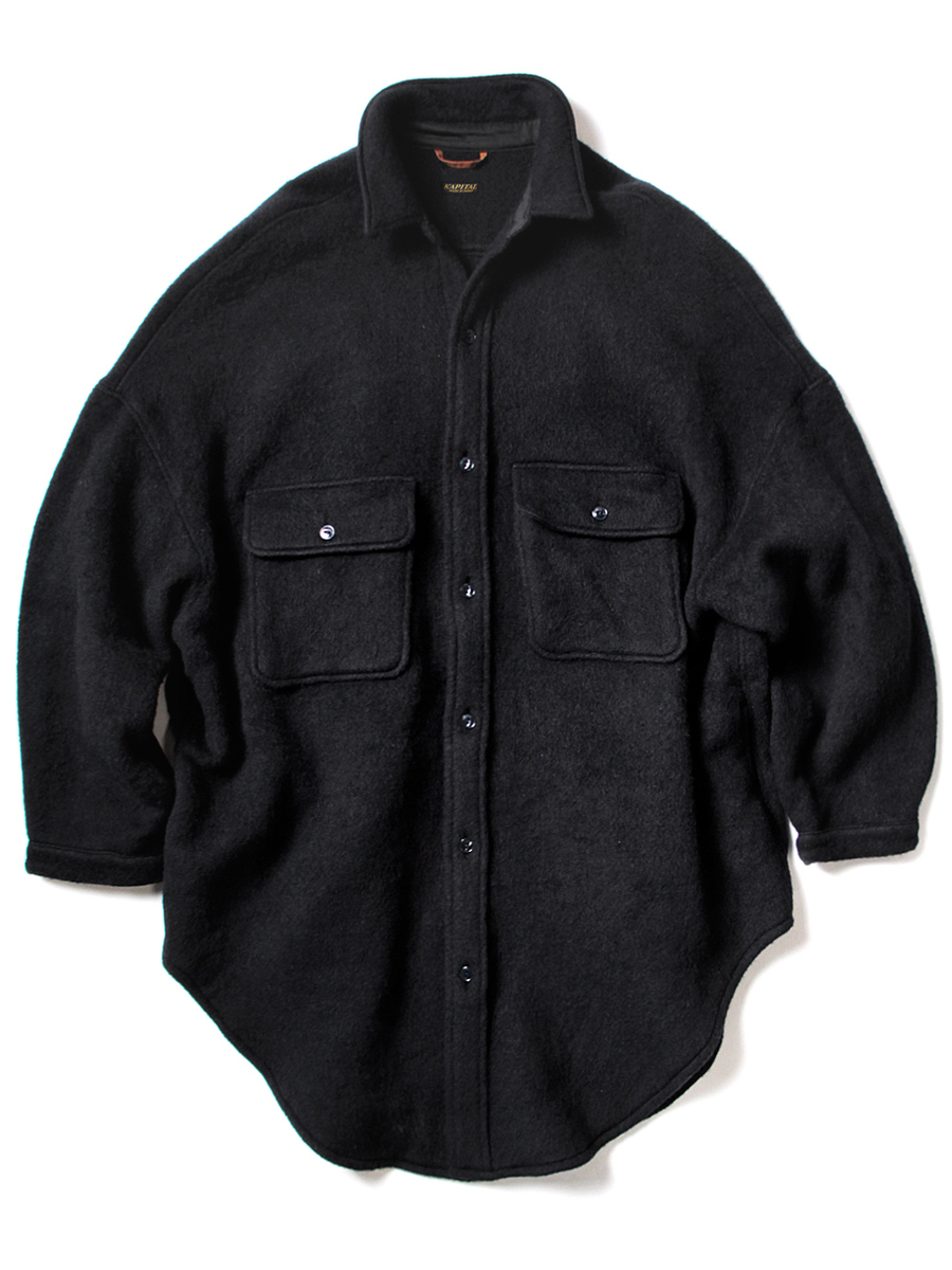 KAPITAL キャピタル RIP STOP SLOPPY SHIRT COAT リップストップスロッピーシャツコート カーキ EK-1149