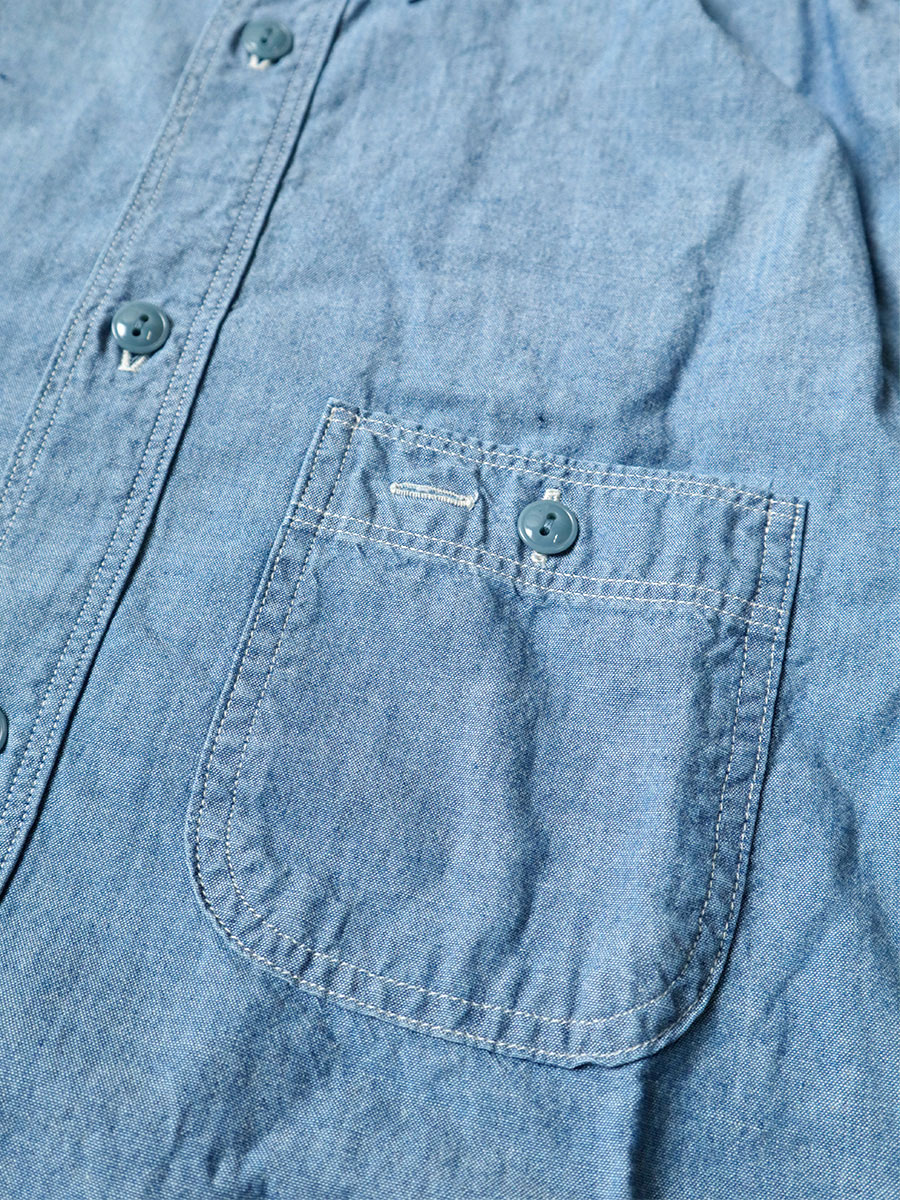 シャンブレー ワークシャツ(HAPPYS刺繍) | KAPITAL
