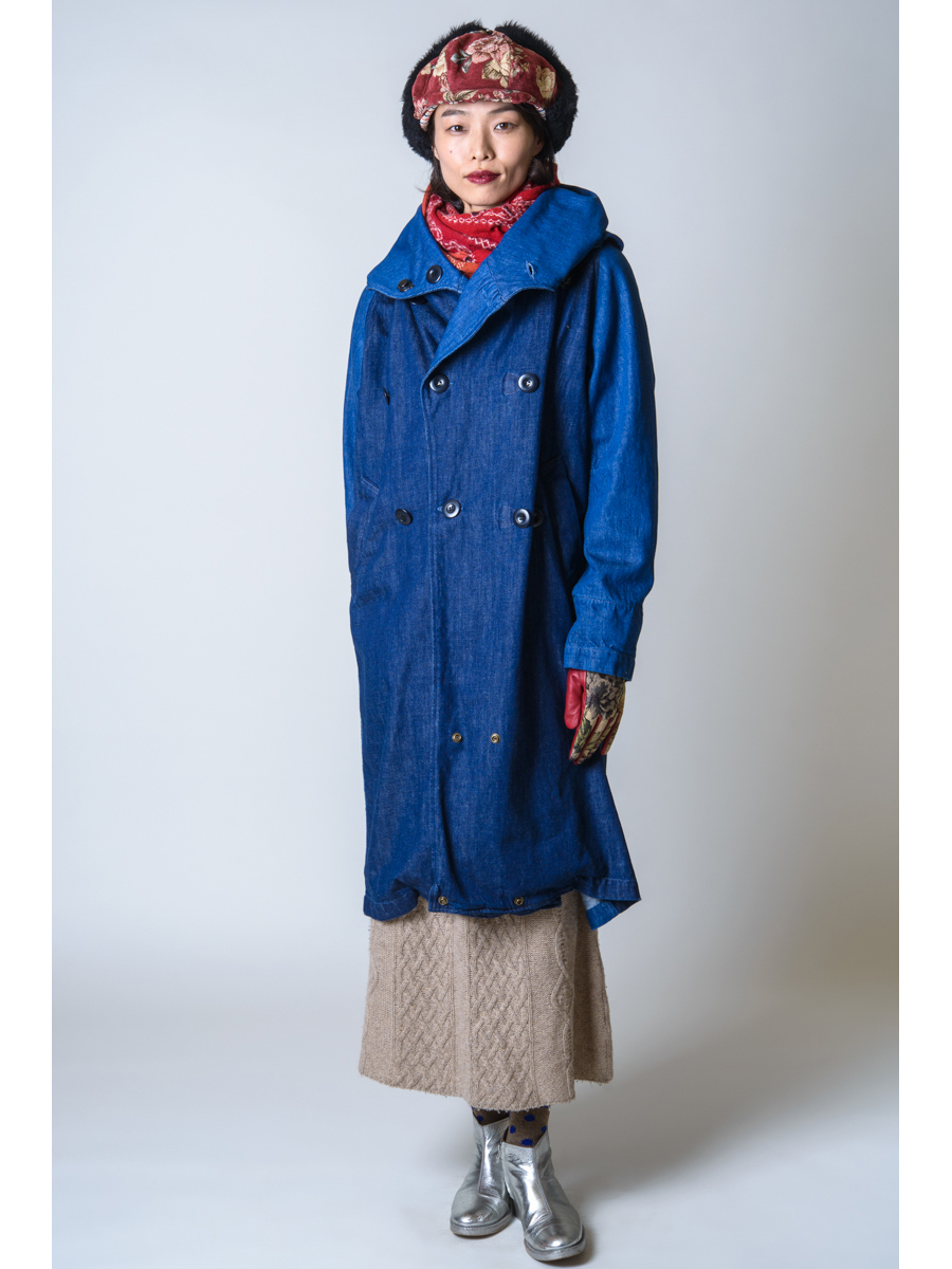 11 5ozデニム トールtri Pコート Kapital