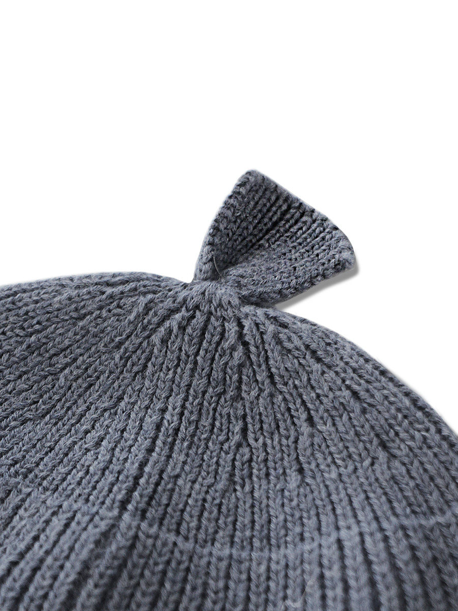 綿麻 畦編みニット Cap Kapital