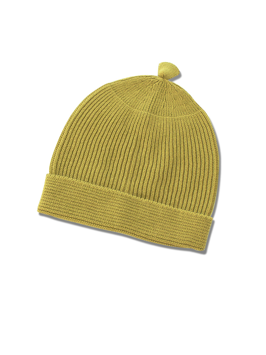 綿麻 畦編みニット Cap Kapital