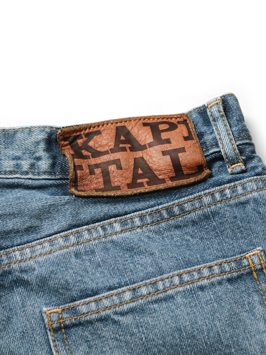 14ozデニム 5P ラットフレアパンツ L's（サボテン刺繍） | KAPITAL