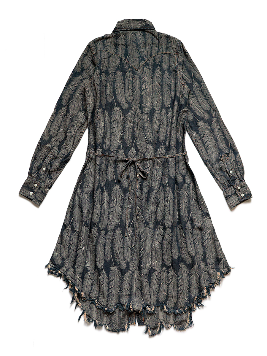 5ozフェザーデニム ウエスタンワンピース Kapital