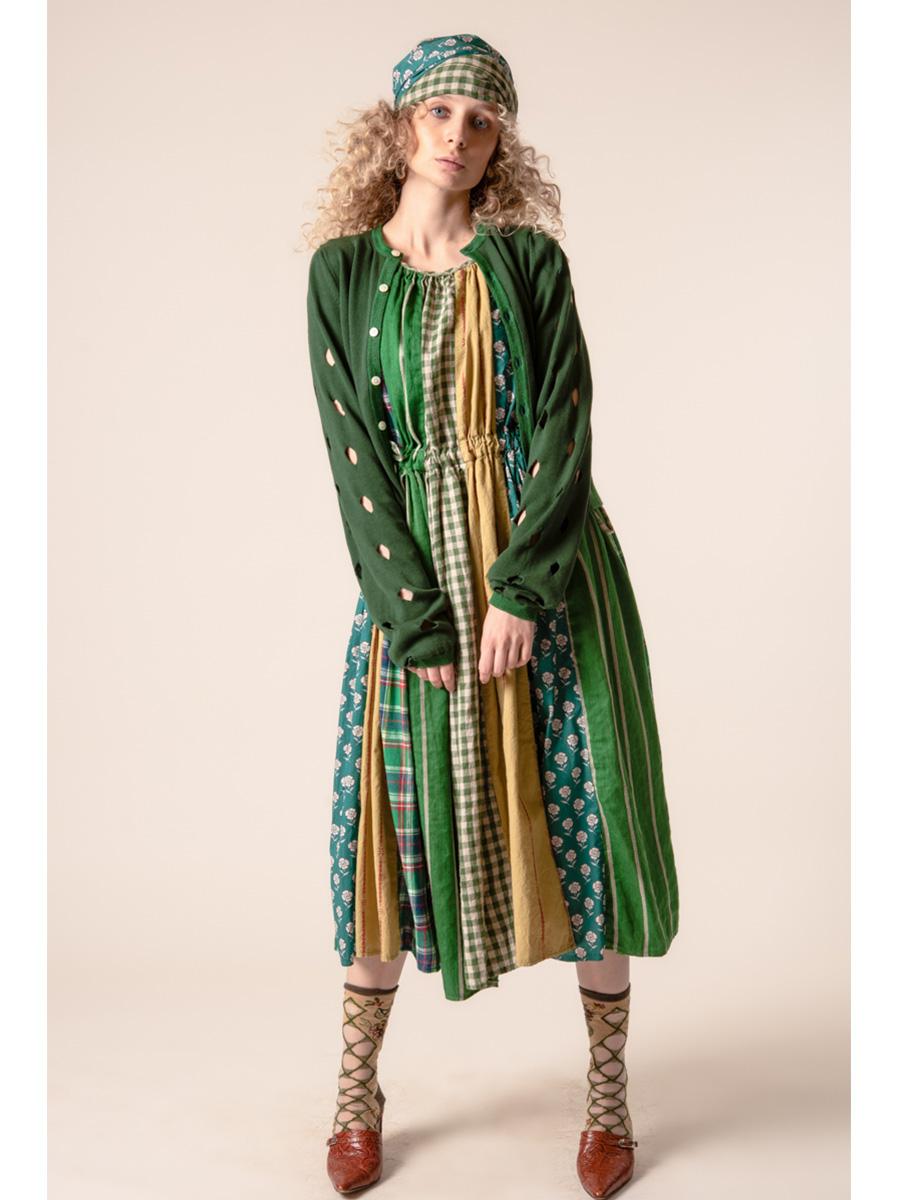 クレイジーパッチワーク カーロドレス Kapital