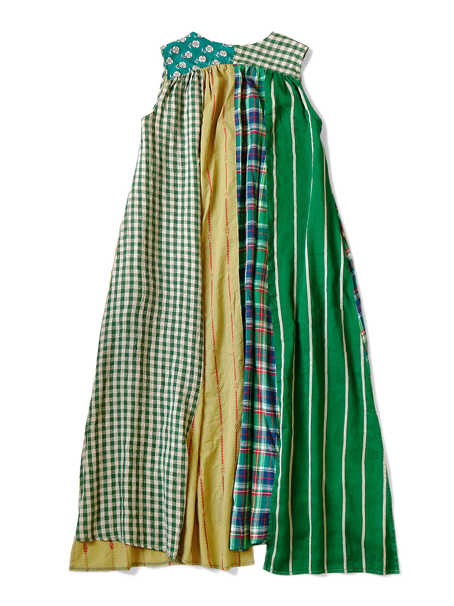 クレイジーパッチワーク ランプワンピース Kapital