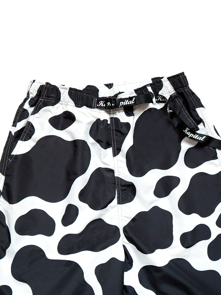 Fast Dryタフタ 牛柄 イージーショートパンツ Kapital
