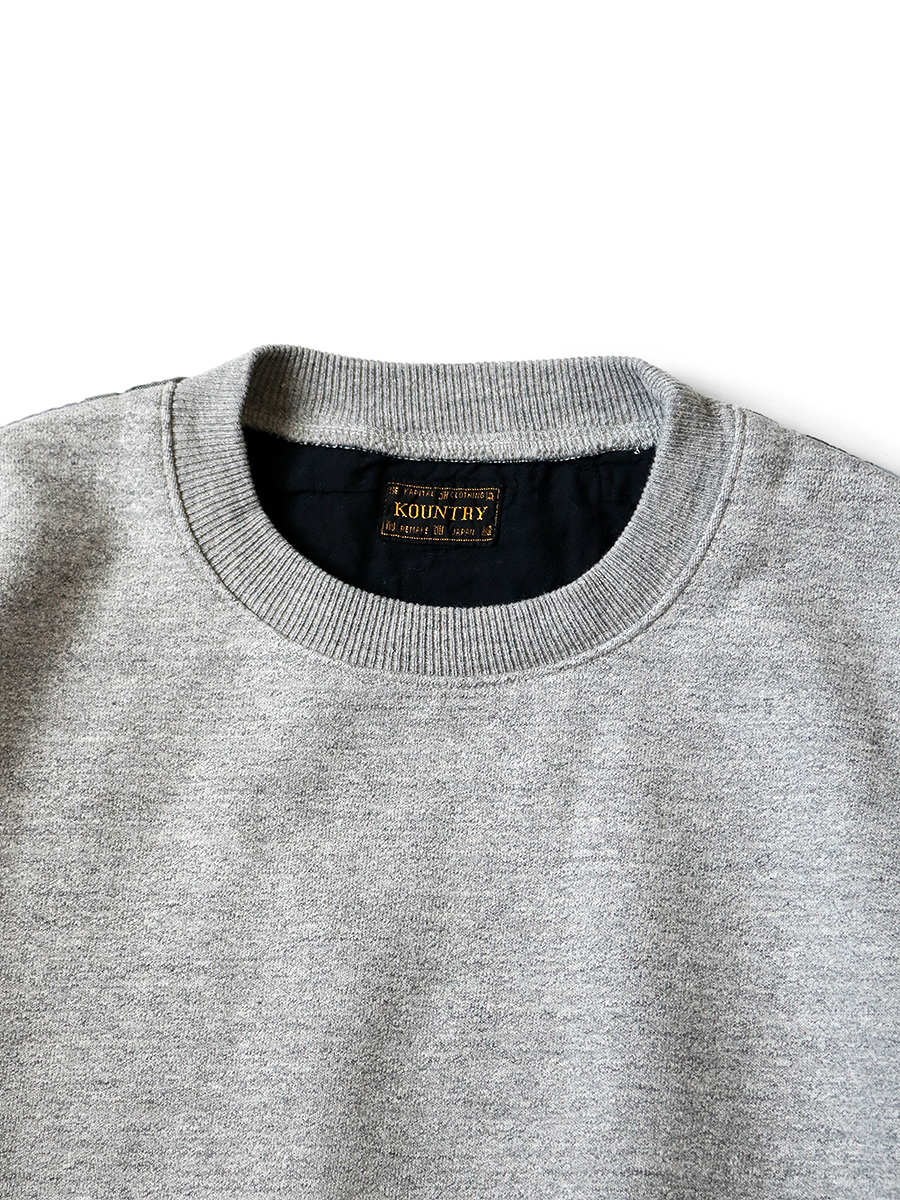 KAPITAL TOP裏毛×RAINBOWYキルト 2TONE BIGスウェット www