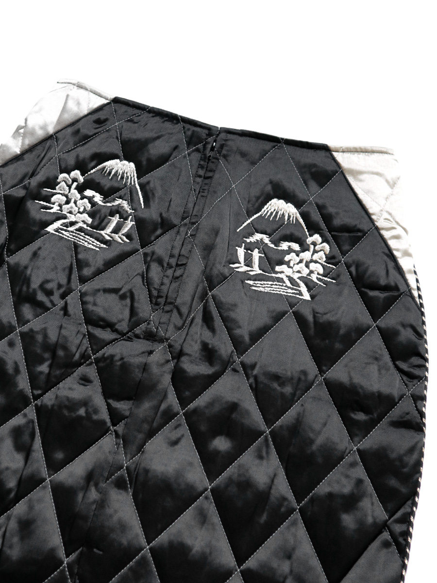 レーヨンサテンキルディング ミニスカート（JAPAN） | KAPITAL 