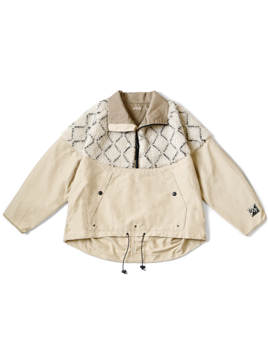 60/40クロス×道着刺し子フリース ヒュッテアノラック | KAPITAL