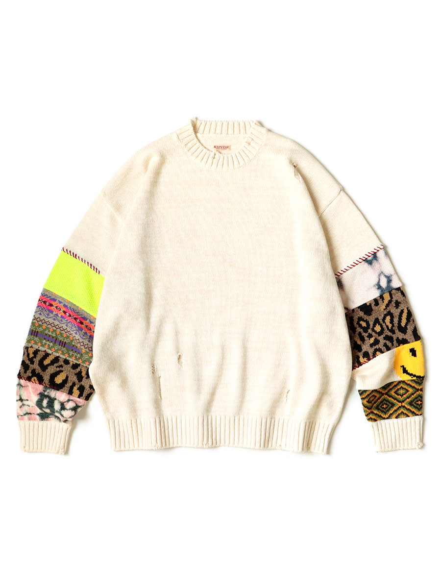 品質が KAPITAL CROSS KNITニットセンターサイズ1 abamedyc.com