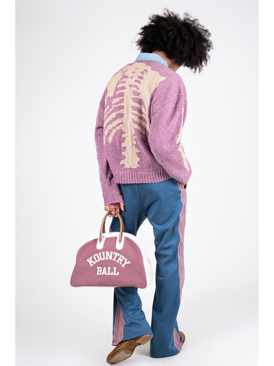 5G ウール BONEクルーセーター | KAPITAL