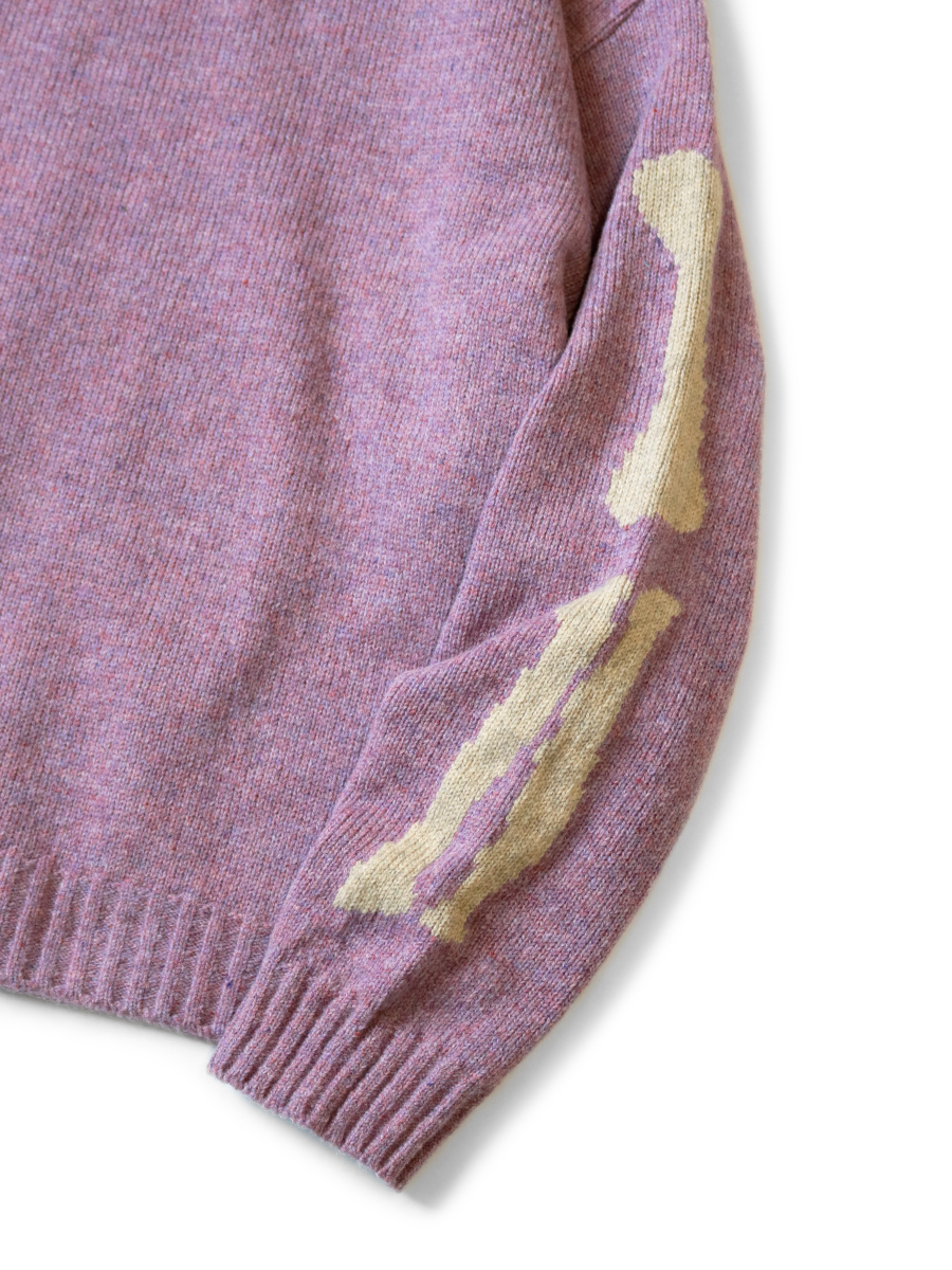 5G ウール BONEクルーセーター | KAPITAL