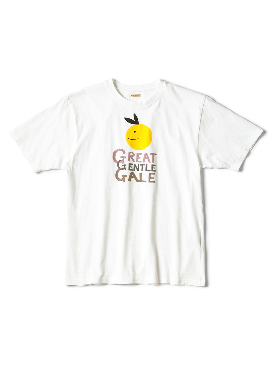 20/-天竺　ルーキークルーT（ブラケットKAPロゴpt） レッド XL
