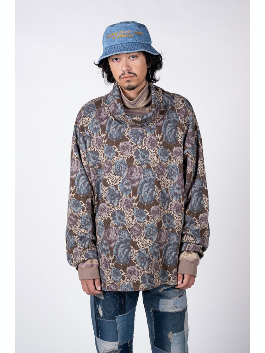 ゴブラン天竺 バギーハイネックロンT | KAPITAL