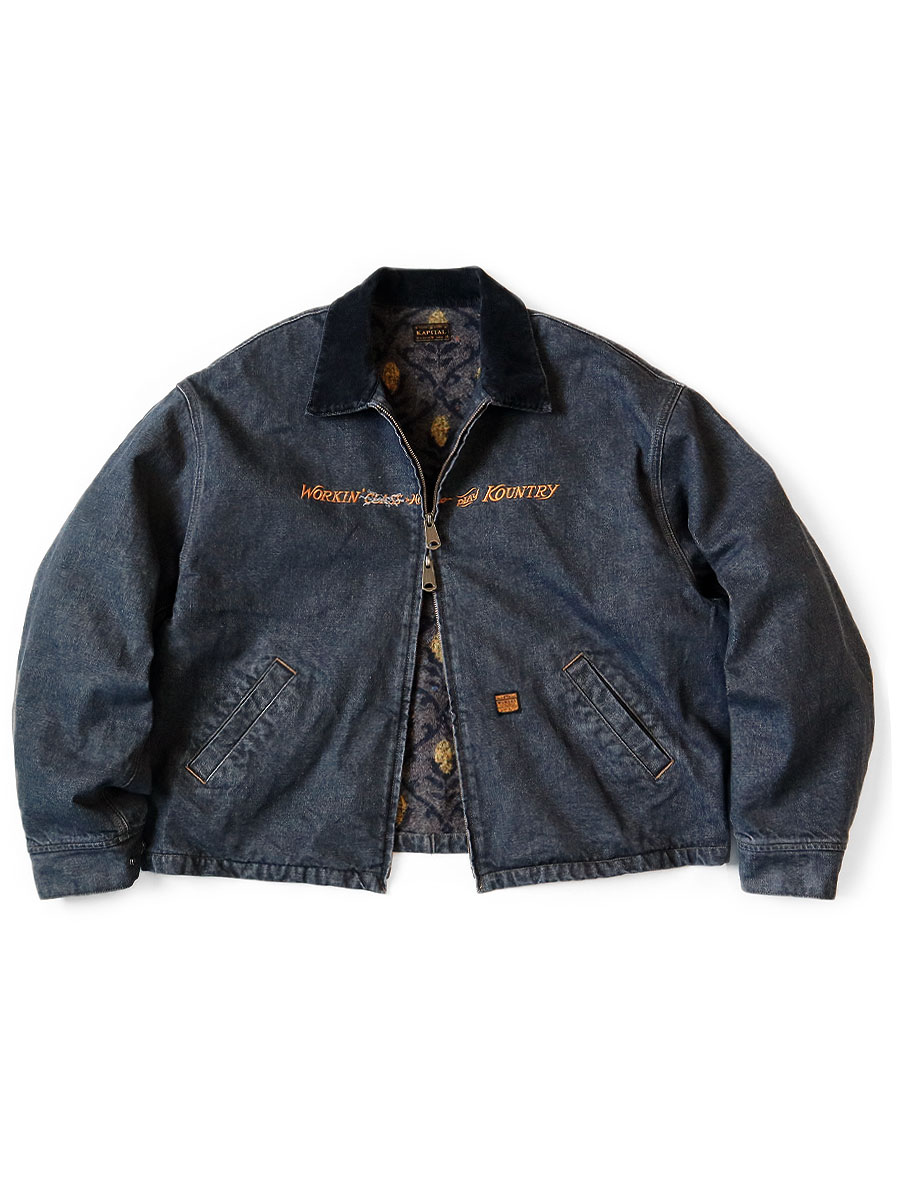 BORO T-BackドリズラーJKT kapital キャピタル　デニム KAPITAL キャピタル BORO T-Back ドリズラージャケット - SE7EN