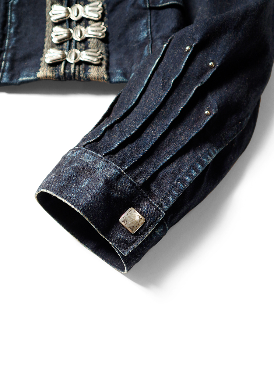[Kapital KOUNTRY] 羽織 インディゴデニム マントコート Kapital KOUNTRY] 羽織 インディゴデニム マントコート