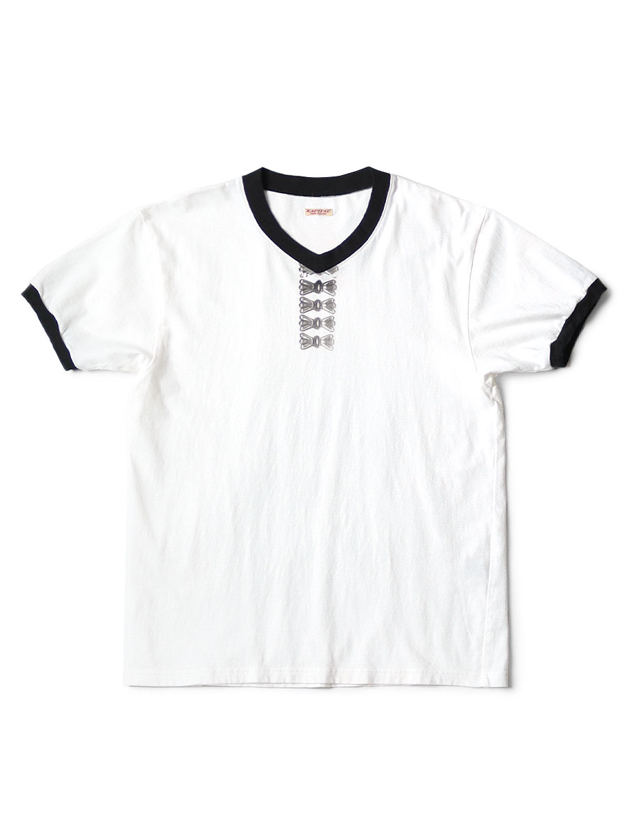 即日発送【新品】KAPITAL キャピタル　天竺　リンガーT Size3 日本製