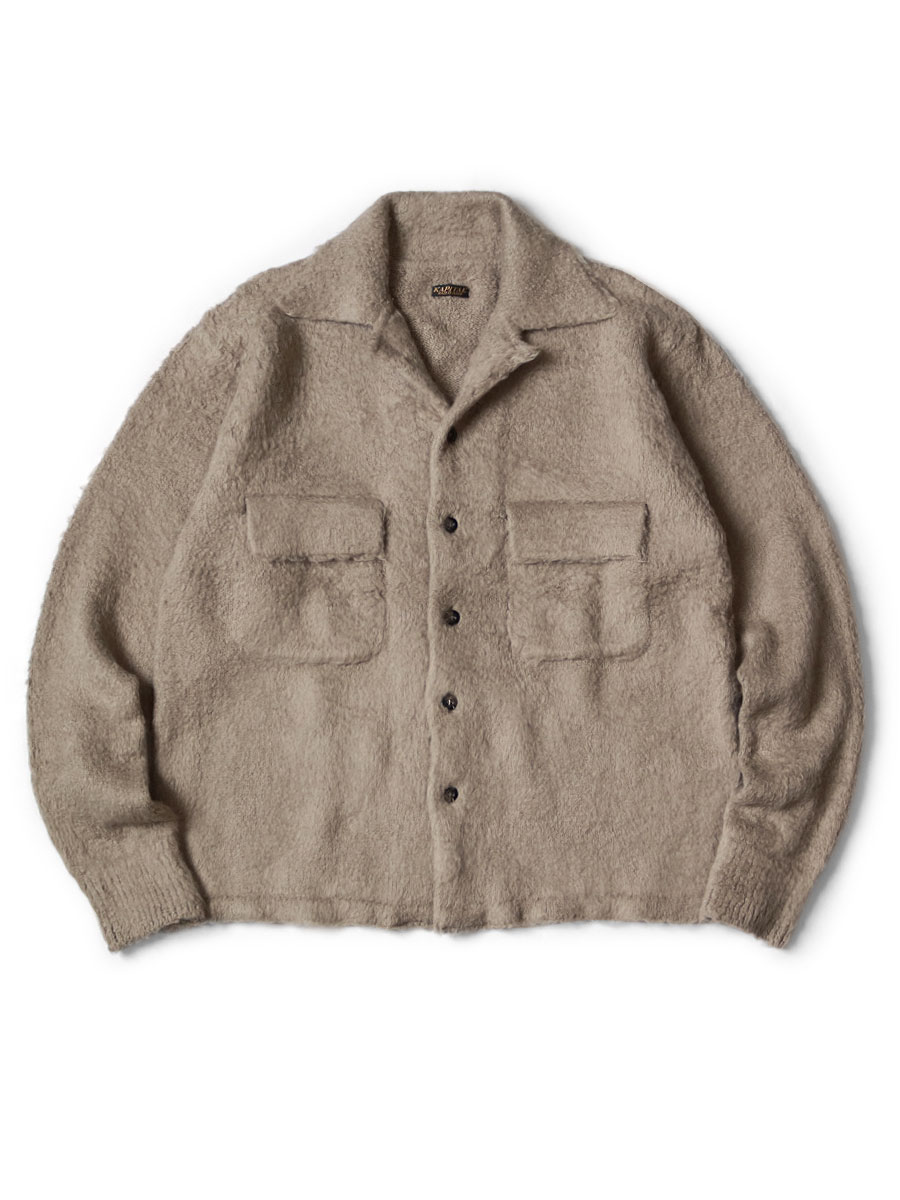 KAPITAL　シャツ　1　リネン　ニット KAPITAL ソフトリネン 開襟BIGシャツ : un.regard.moderne