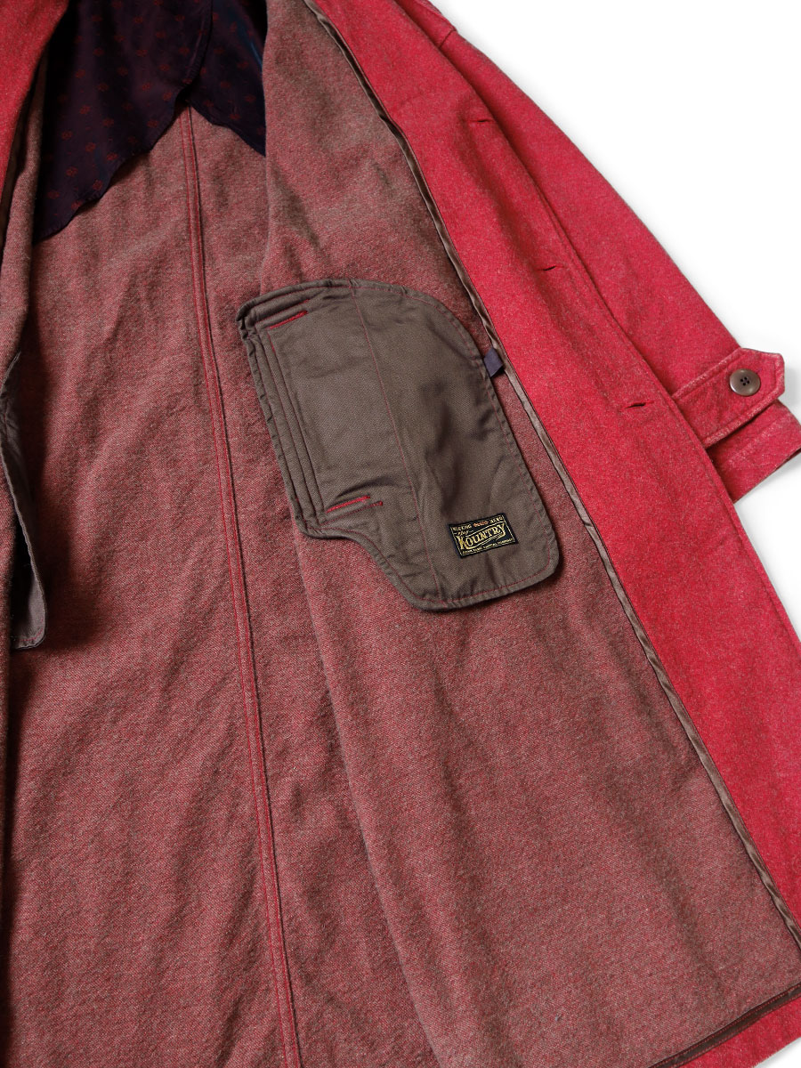 ツイルエイジングウール キャバリエコート | KAPITAL