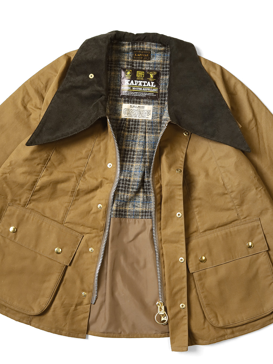 コットンウェザー オイルコーティング ベルブルゾン | KAPITAL