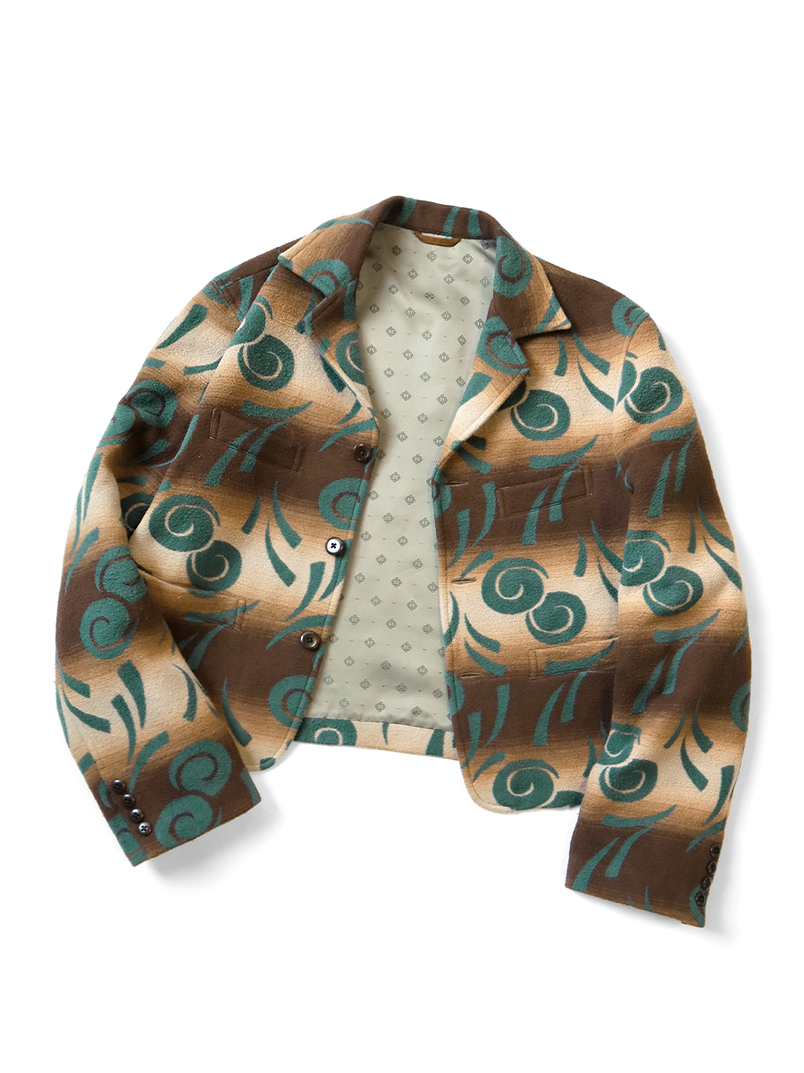 ナッピングコットン プエブロボルテックス柄 ババ・ソーヤJKT | KAPITAL