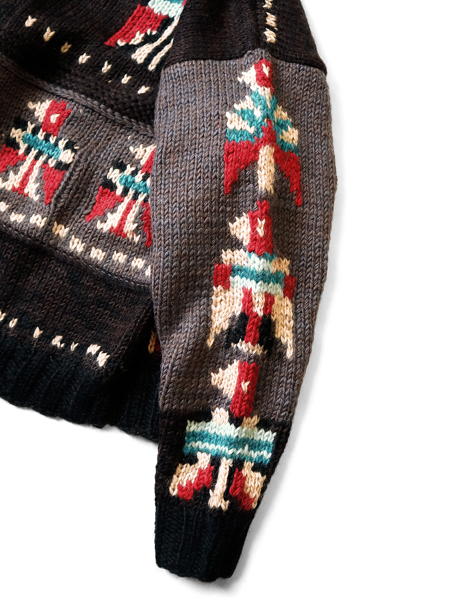 45rpm　ハンドニット　カウチンニット　HAND KNITTED 楽天市場】RRL ラルフローレン DOUBLE RL ダブルアールエル