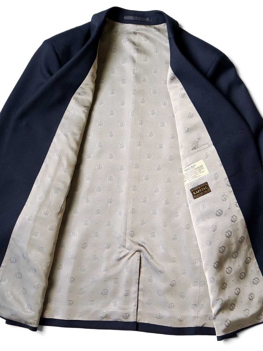 スプリングウールサージ カットアウトエルボーJKT | KAPITAL