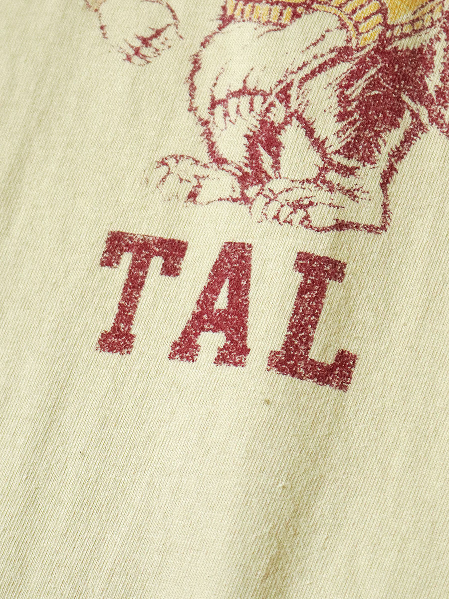 新品　KAPITAL 天竺 リンガーT カレッジCATPITALpt 20/-天竺 VネックリンガーT(カレッジCATPITALpt) | KAPITAL