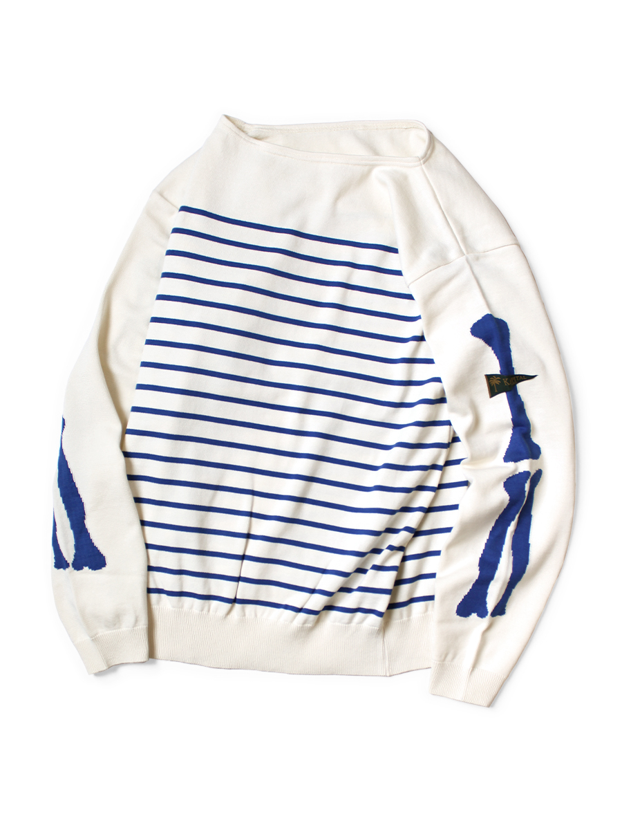 Kapital 16/- Densed Jersey Baseball Shirt (BONE) - Red