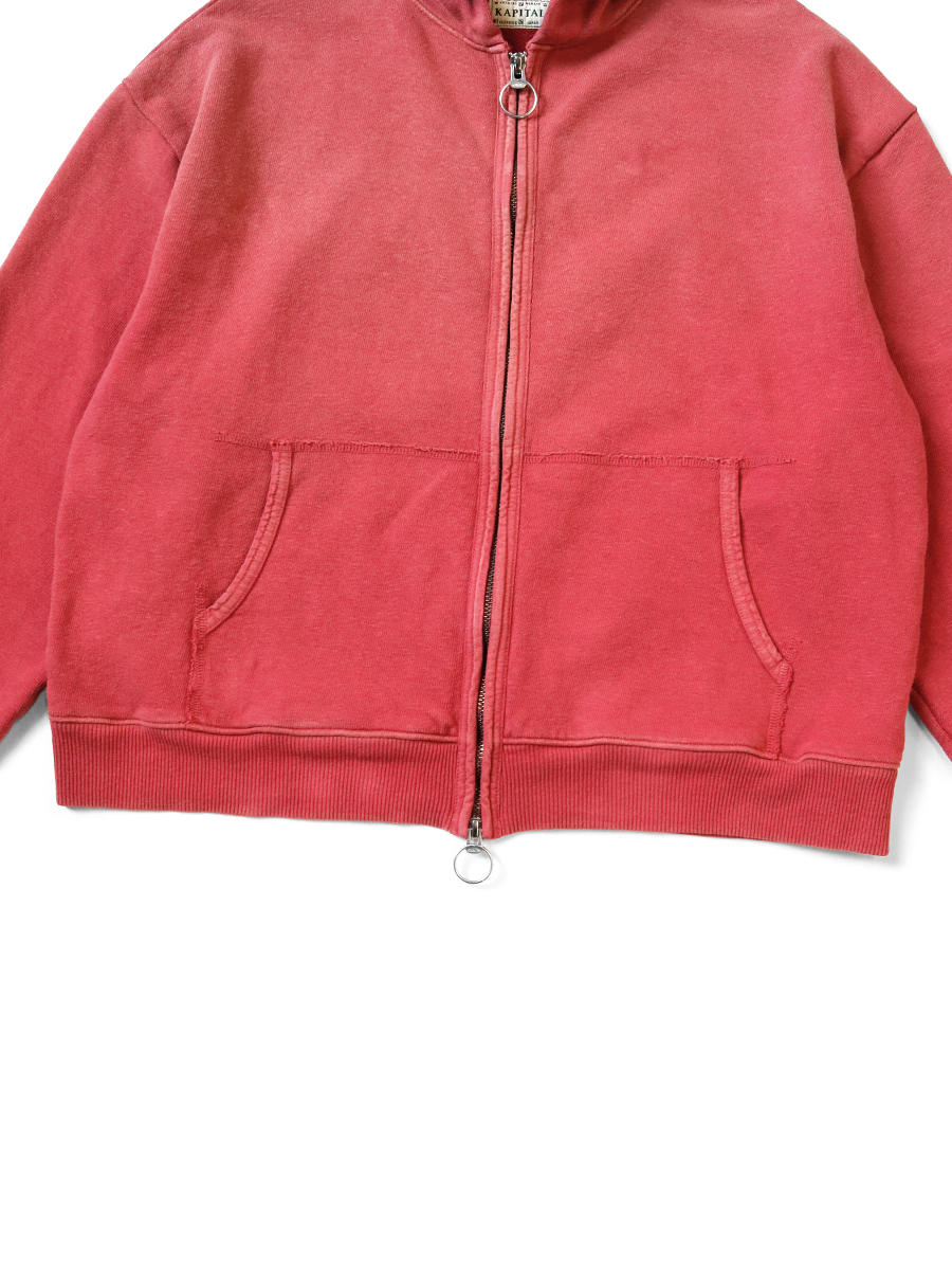 キャピタル　裏毛 ZIP UP GYMパーカー　used加工 3058002666561721_01_1384w.jpeg